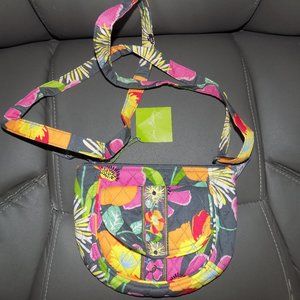 Vera Bradley Lizzy Crossbody Bag in Jazzy Blooms